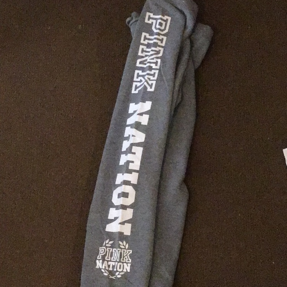 Gray sweatpants